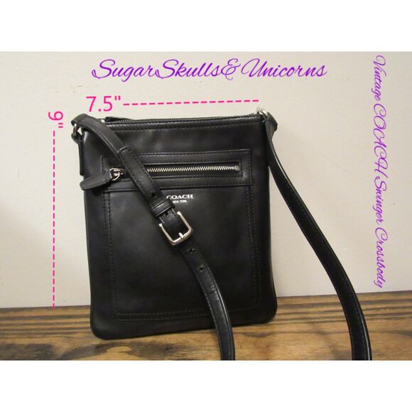 Vintage Coach Legacy Leather Swingpack Crossbody bag F47989 - Picture 2 of 10